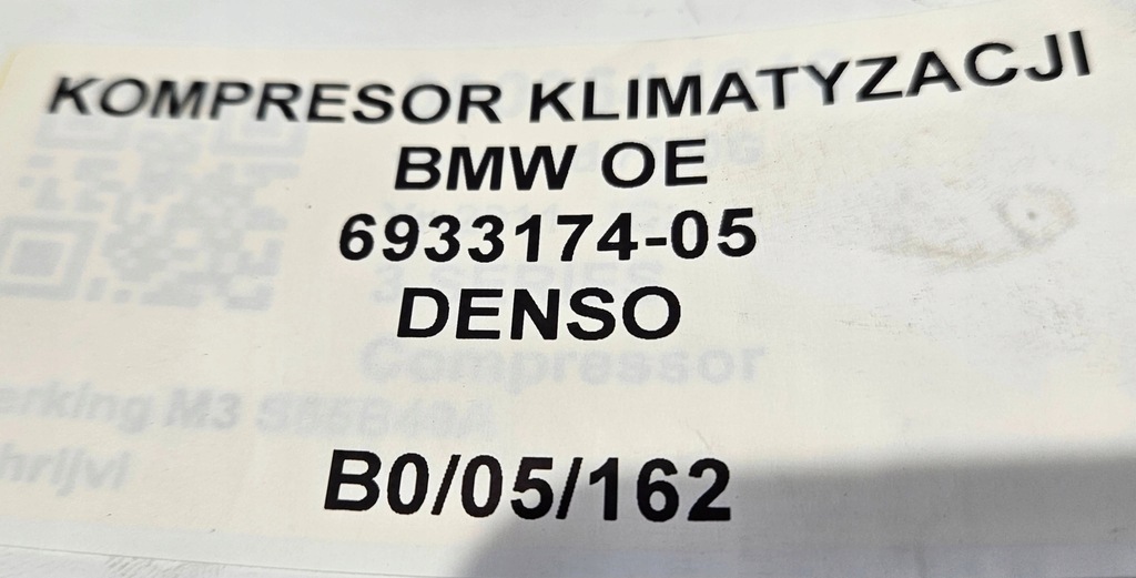 фото №7, Компрессор кондиционера bmw оригинальный номер 6933174-05