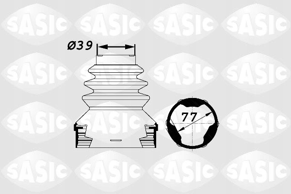 фото №2, 1900002 sasic защита шарнир wew.