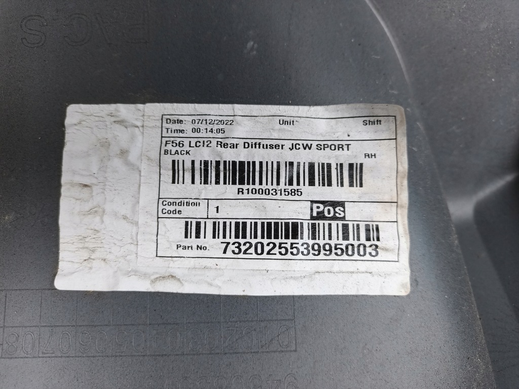 фото №7, Бампер задній mini cooper f56 lift sport задня