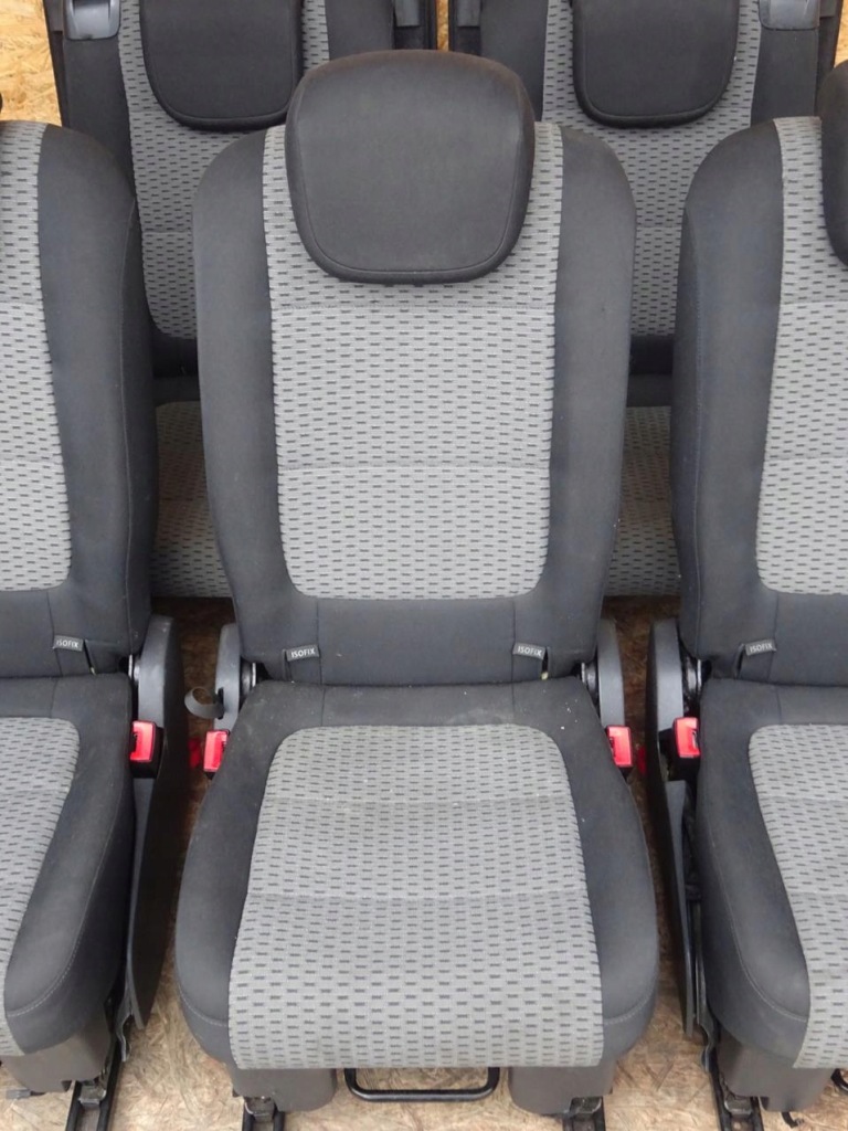 фото №3, Sharan alhambra 7n обивка сиденья задняя задние ii iii ряд подушка безопасности комплект