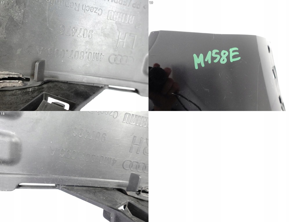 фото №12, Audi sq7 q7 s-line 4m0 15-19 бампер направляющие перед pdc/spryskiwacze