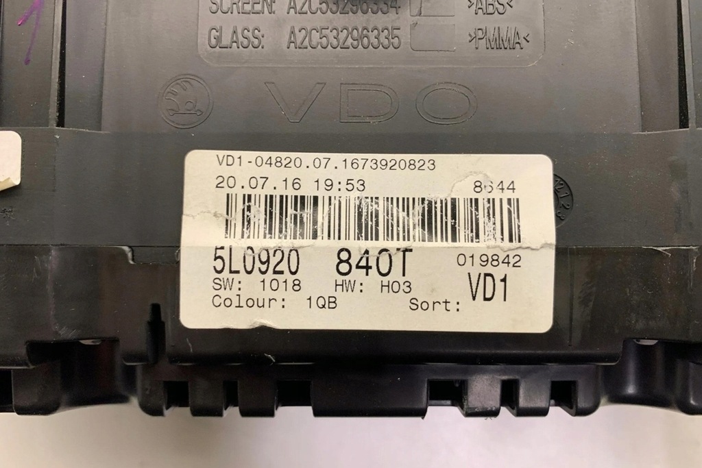 фото №12, Счетчик skoda yeti 5l 5l0920840t 1.97l дизель 2016