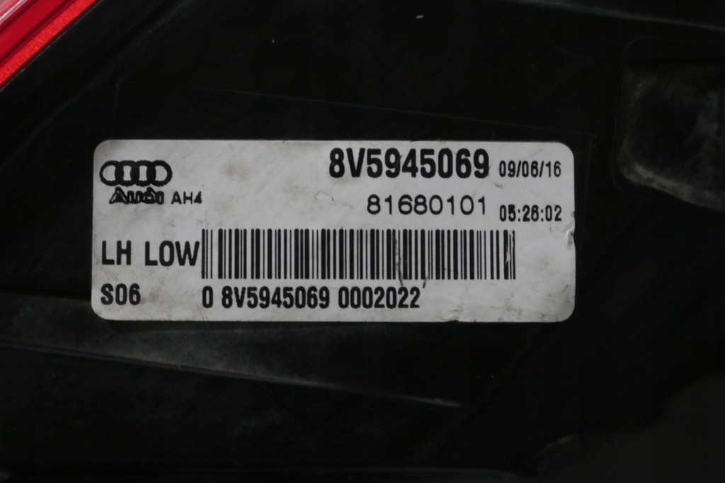 фото №10, Лампа ліва задня audi a3 8v sedan