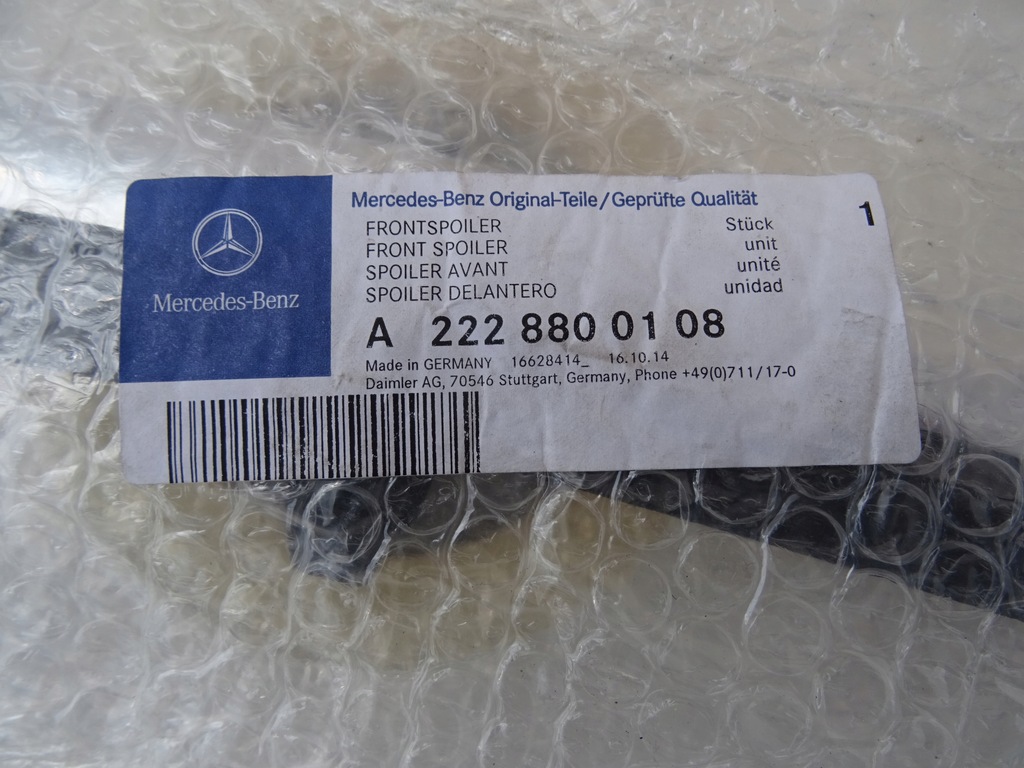 фото №7, Mercedes s w222 молдинг хром бампера перед