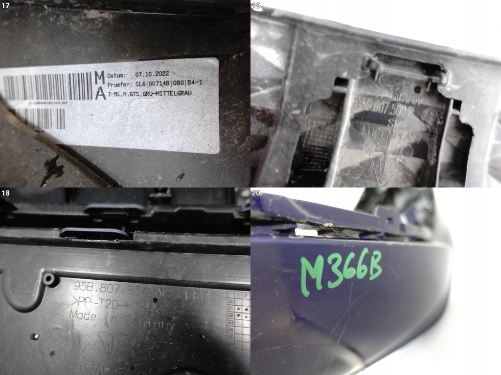 Porsche macan 95b gts sport design lift 21-24 бампер спойлер диффузор задняя Оригинал