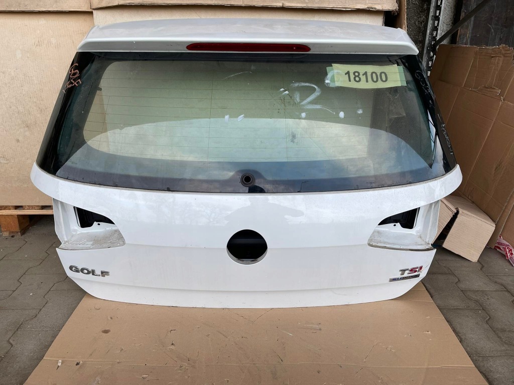 фото №6, Vw golf 7 vii кришка багажника задня lc9a хетчбек