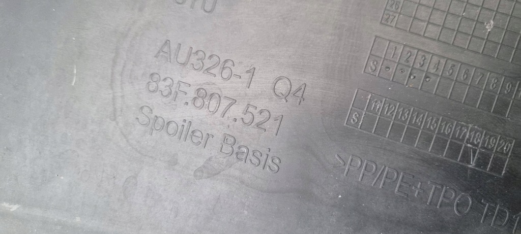 Audi q3 83f sportback 2019- бампер задня оригінал d142 Недорого