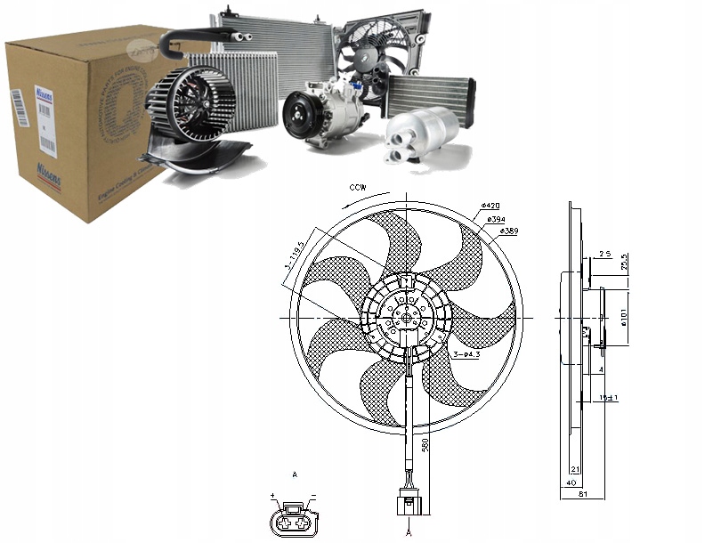фото №1, Nissens вентилятор радиатора vw multivan v, transp