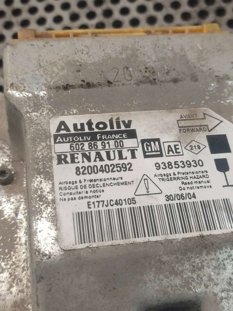 фото №3, Модуль подушка безопасности trafic ii 8200402592