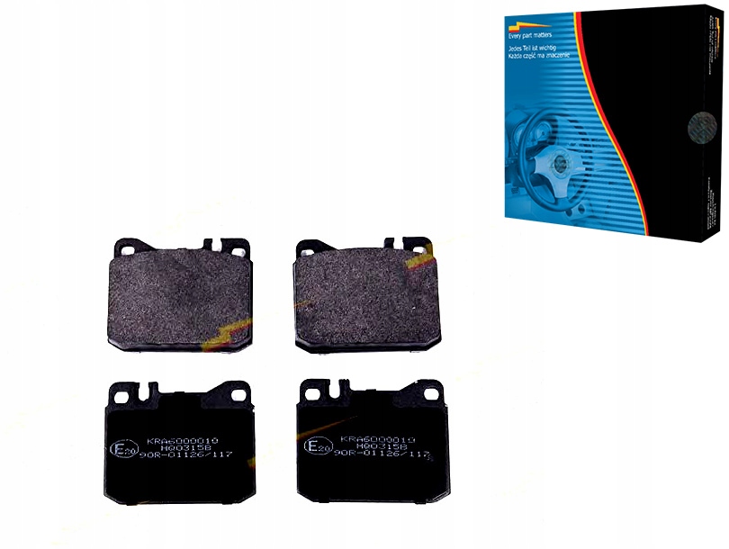 Купити Гальмівні колодки гальмівні kraft automotive 1238984 90425491