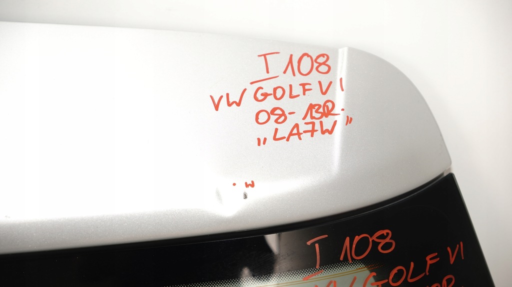 фото №8, Крышка багажника багажника задняя vw golf vi 08-13r la7w