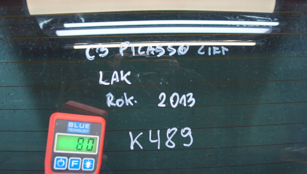 фото №12, Крышка багажника багажника задняя citroen c3 picasso lift k489