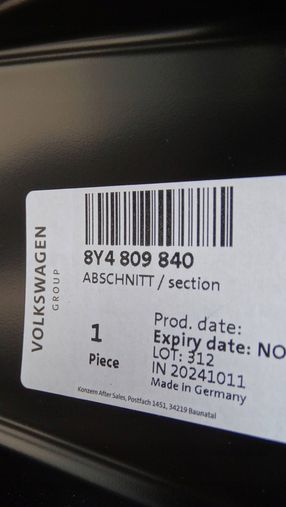 фото №7, Обшивка блок двигуна правий перед 8y4809840 audi a3 sportback nowe