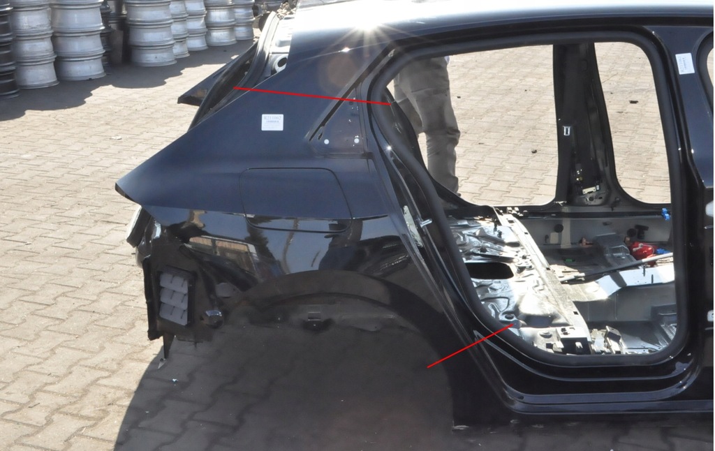 фото №1, Opel astra l hb четверть крыло правый задняя задний