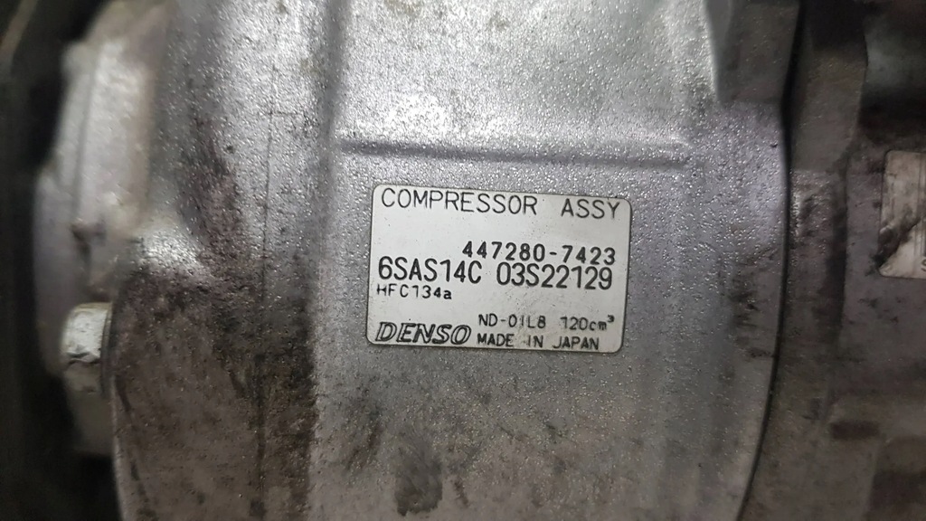 фото №5, Компрессор кондиционера 447280-7423 mercedes cla w176 gla x156 w246 2.2 cdi
