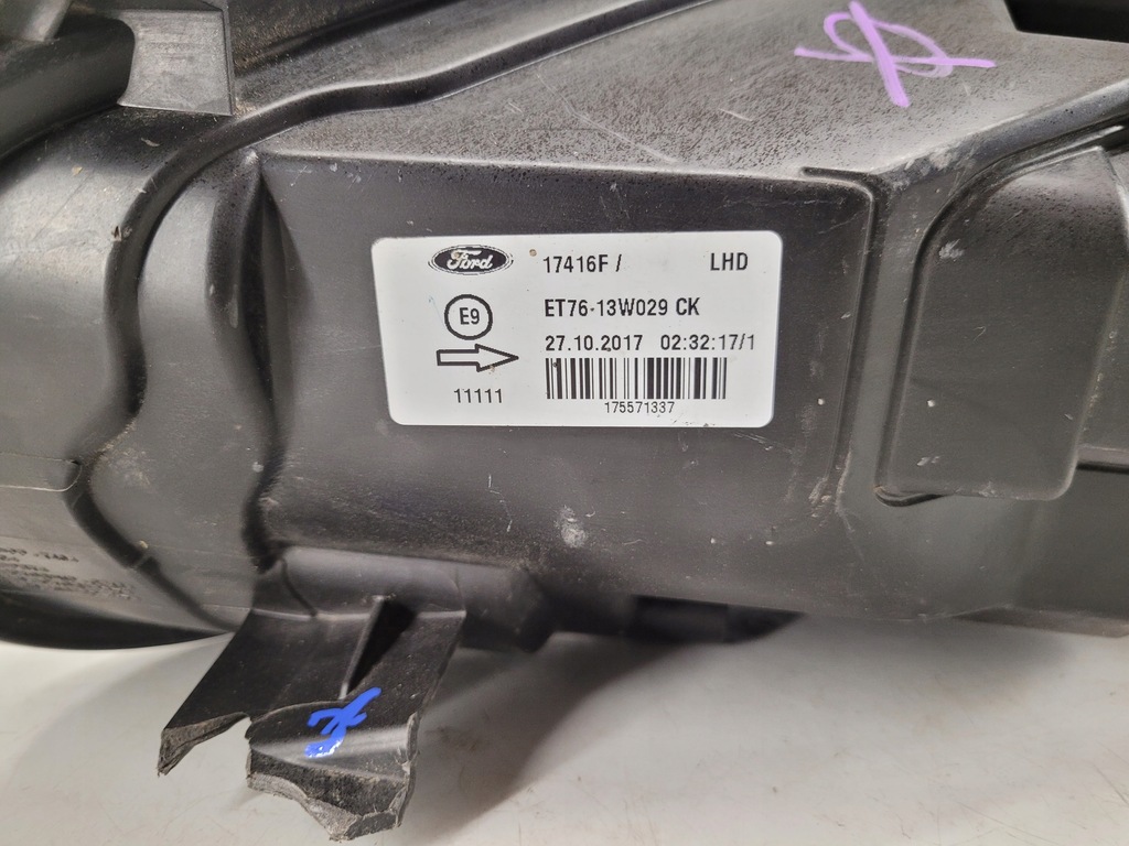 фото №11, Ford transit courier tourneo 14- лампа правая перед передняя