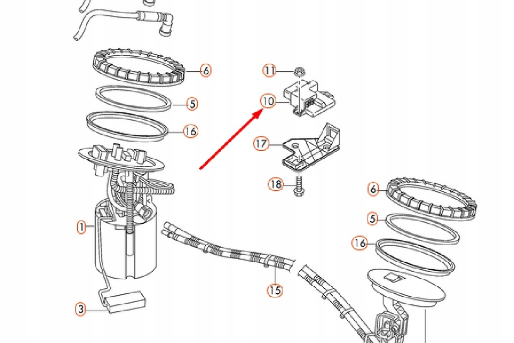 фото №9, Audi a6 4g2, c7, 4gc блок управления насоса топлива новый оригинальный 4f1906093a