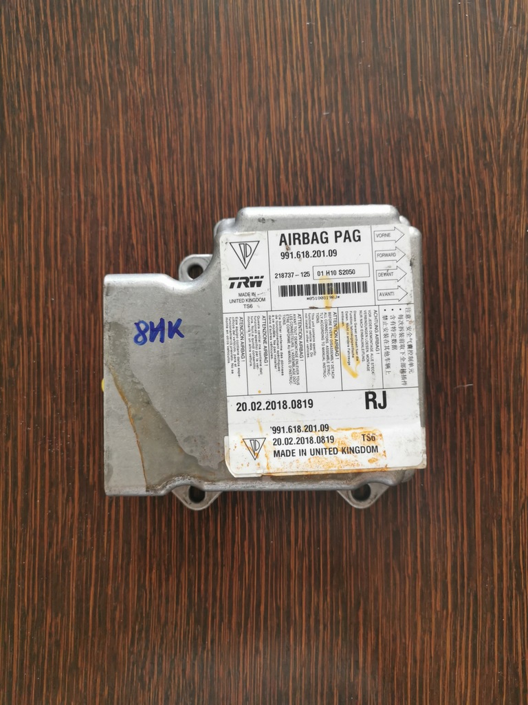 фото №1, Модуль блок керування подушка безпеки датчик porsche 99161820109