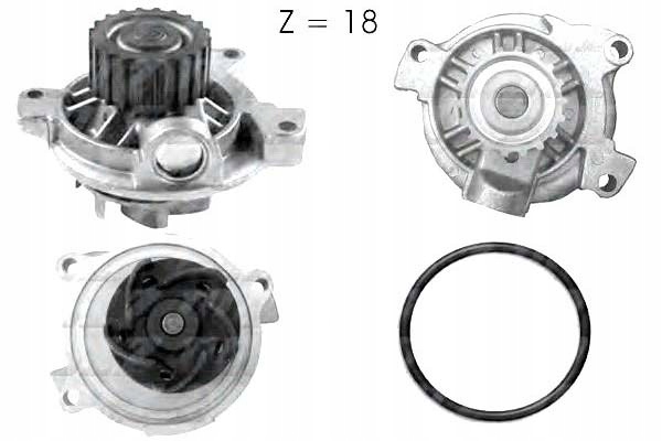 фото №1, Dolz насос wody audi vw volvo