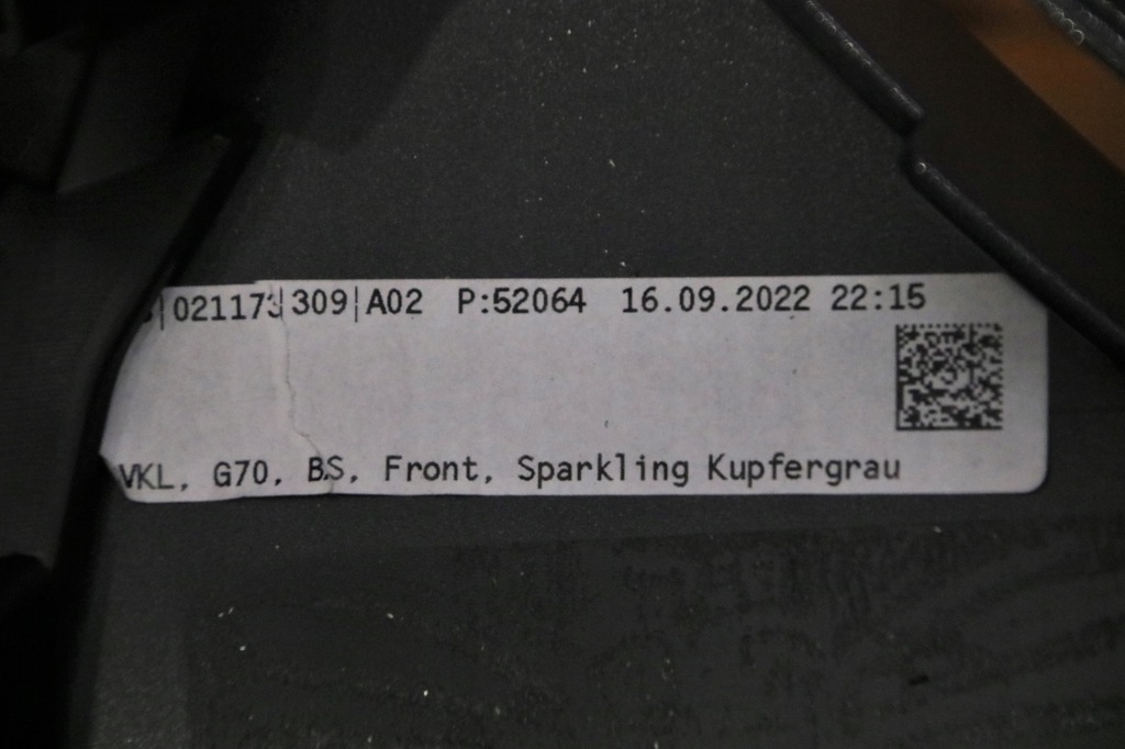 фото №11, Bmw 7 g70 i7 бампер перед передній колір c55