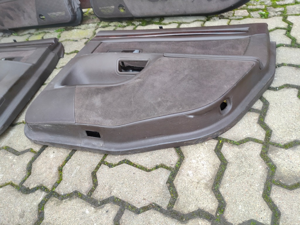 фото №13, Audi a8 d2 оббивка обшивки шторка двері коричневий доставка