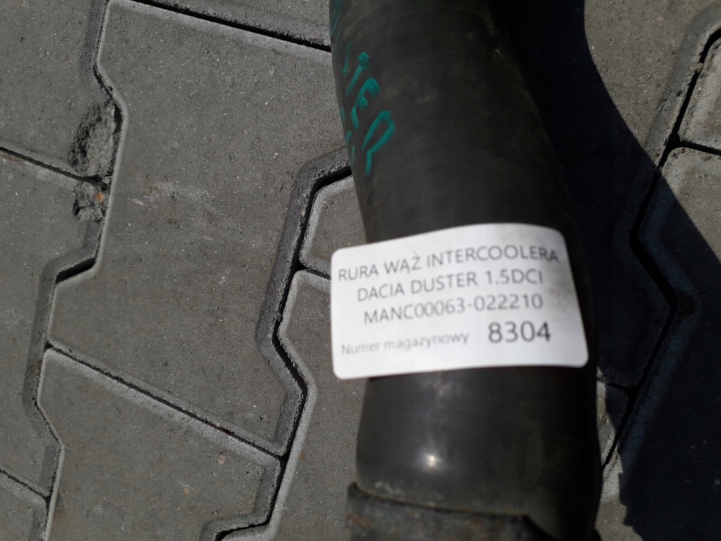 фото №4, Dacia duster 1.5 dci труба wąż інтеркулер