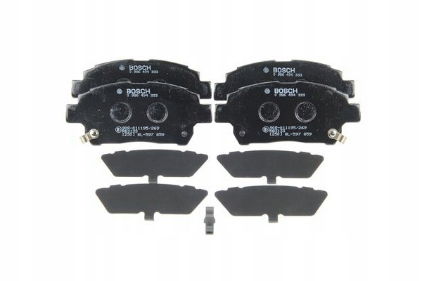 фото №16, Bosch тормозные колодки тормозной. toyota iq 09-14 перед