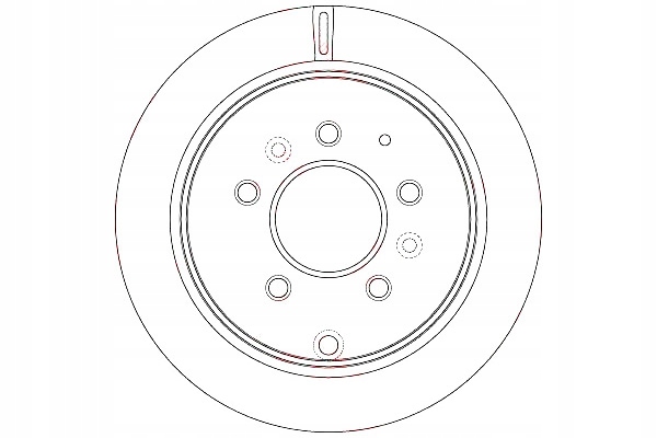 фото №1, Trw тормозные диски тормозные 2szt. mazda задняя mpv 02-