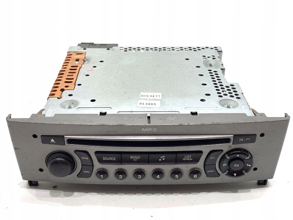 фото №1, Радио peugeot 308 i 07-16 проигрыватель мультимедиа, стерео