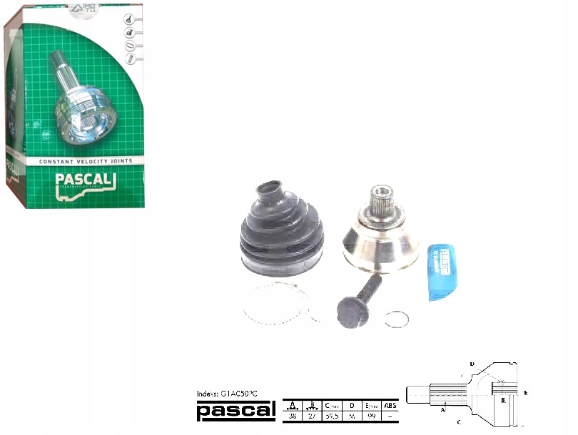 фото №1, Шарнир приводной наружный audi a6 a6 allroad a8