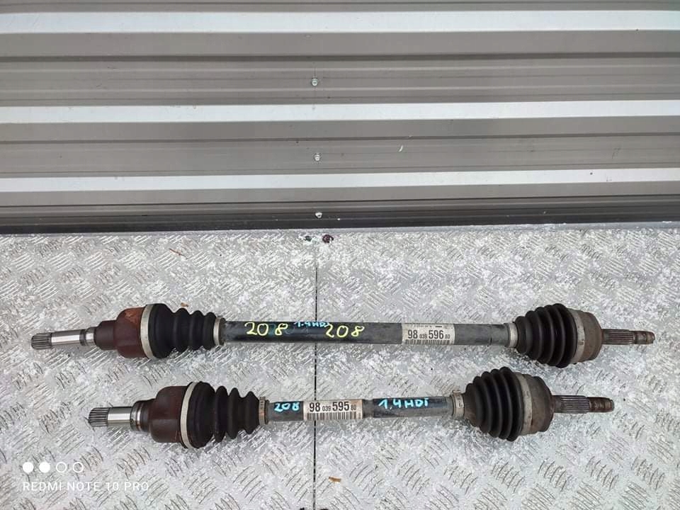 фото №1, Peugeot 208 i привідний вал ліва перед 1.4 hdi