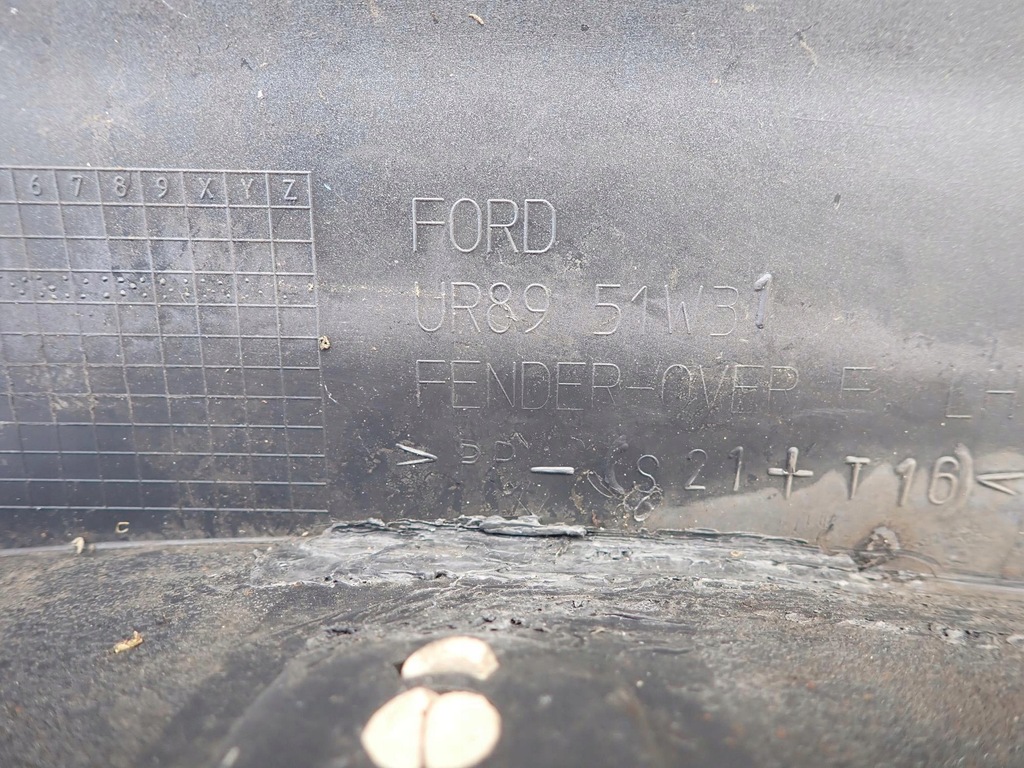 фото №13, Ford ranger ii 2 06-11 молдинг накладка левый перед