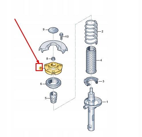 фото №1, Audi q4 e-tron передня частина shock абсорбер амортизатор капота кронштейн 1ea412331b