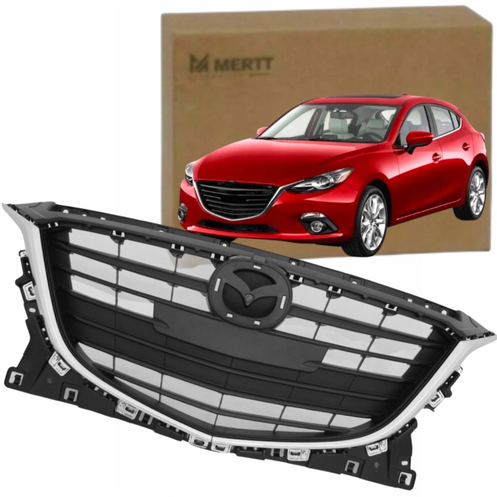 Купить Решётка  радиатора решётка радиатора бампера перед хром bhn1507j1a mazda 3 2013-2017