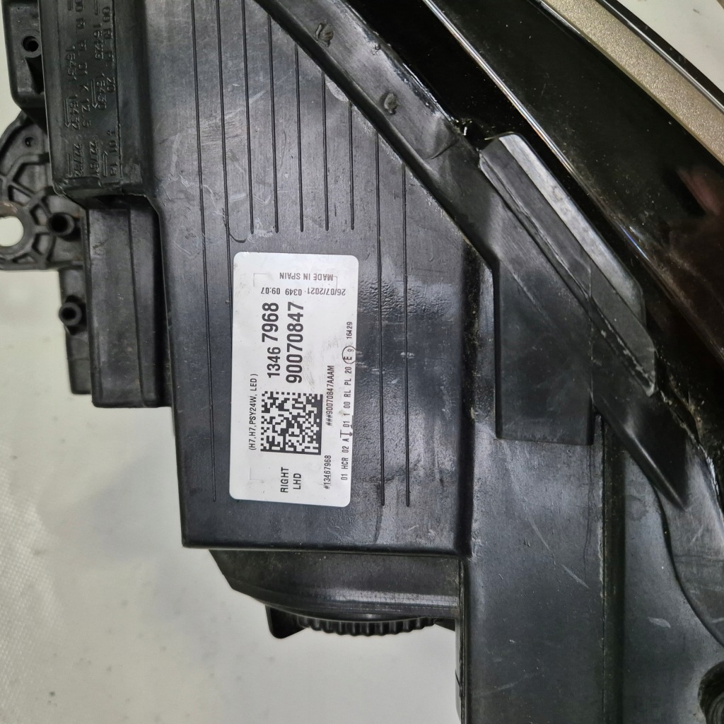 фото №5, Opel crossland 13467968 лампа правая h7+led 90070847