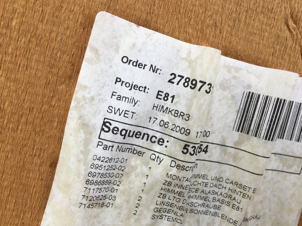 фото №6, Потолок потолок bmw 1 e81 3 дверь