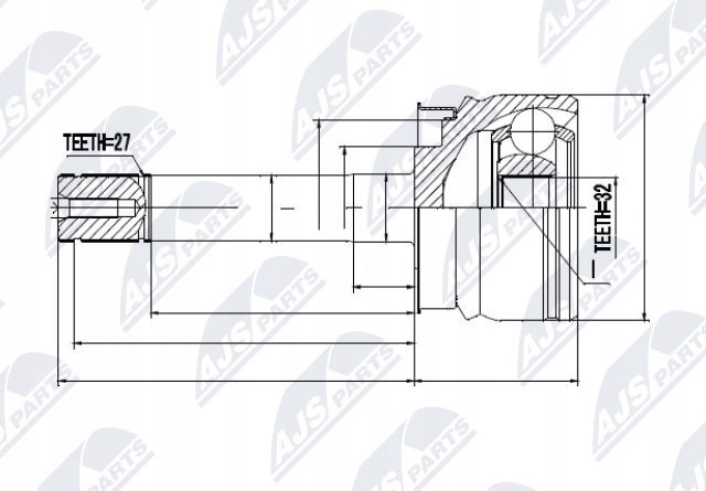 фото №2, Npz-ns-051 nty шарнир наружный nissan terrano r