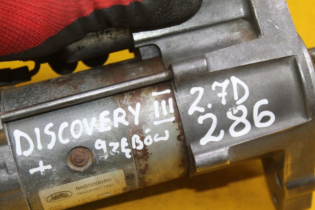 фото №8, Стартер land rover sport discovery iii 9 зубьев 2.7 d ms428000-1941