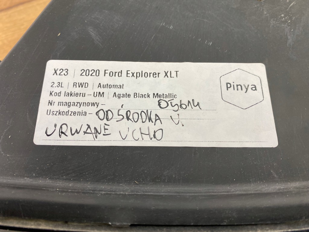 фото №9, Лампа ліва лівий перед передня ford explorer vi 2020+ usa