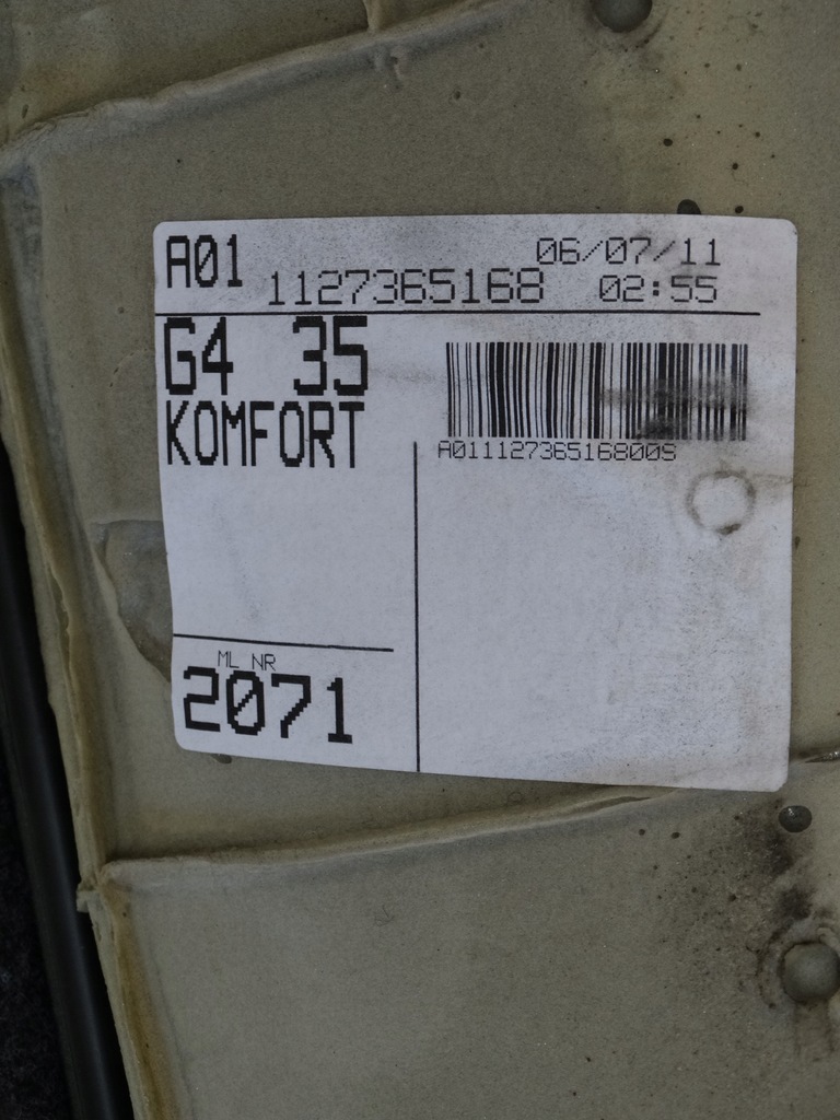 фото №14, Сидіння сидіння задня volkswagen golf vi 5k0885375j