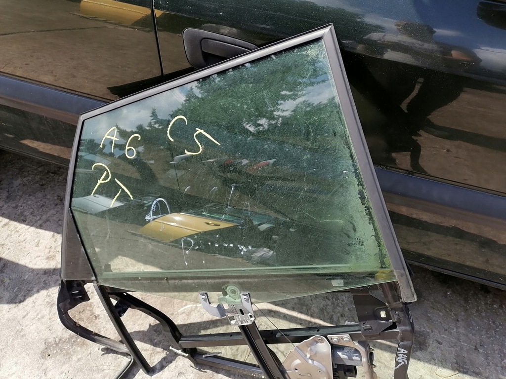 фото №5, Механізм скло рамка двері лівий перед audi a6 c5