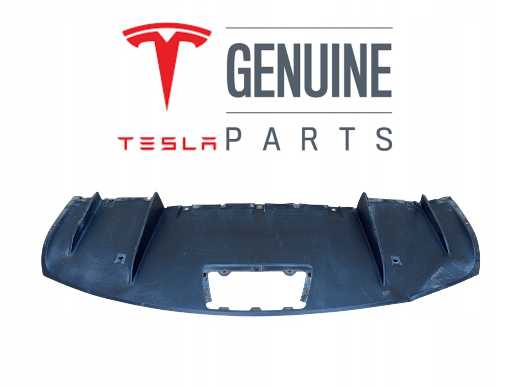 фото №1, Tesla model x 2016- спойлер дифузор накладка бампера задня 1058356-00-c
