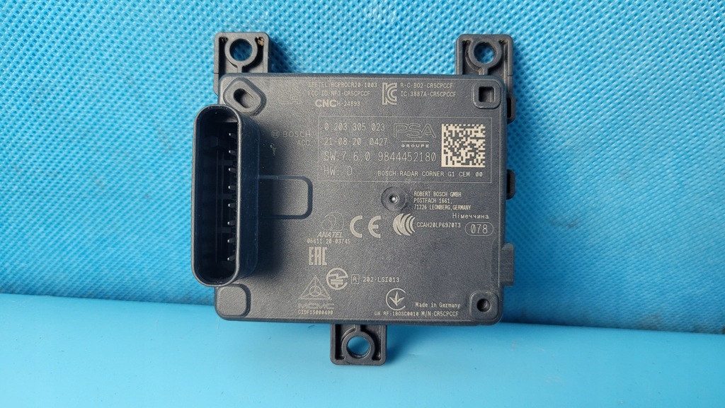 фото №1, Peugeot 308 iii p5 21r радар distronic задняя 9844452180