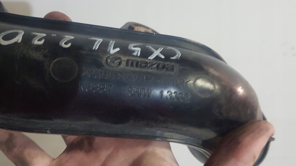 фото №5, Пабтрубок  труба шланг воды mazda cx5 2.2 citd sh01