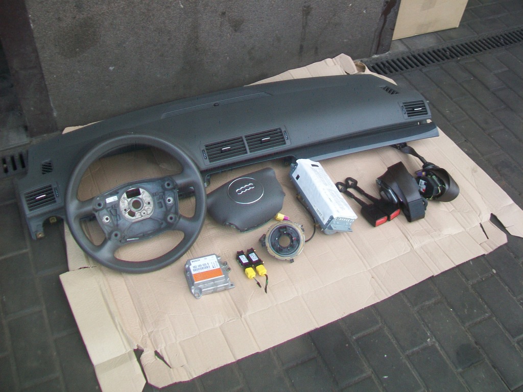 фото №7, Консоль стрічка шлейф натягувачі audi a4 b6