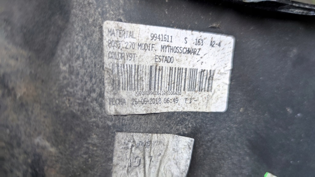 фото №14, Seat ibiza hb бампер задняя задний 6f0807421