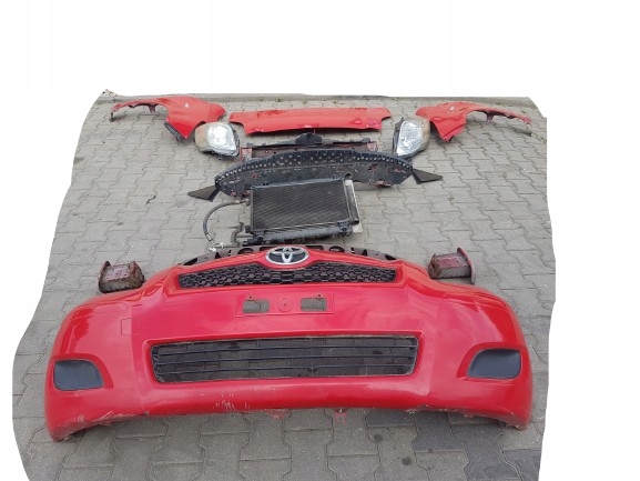 фото №1, Toyota yaris ii lift 10r 3po перед kompletny капот бампер