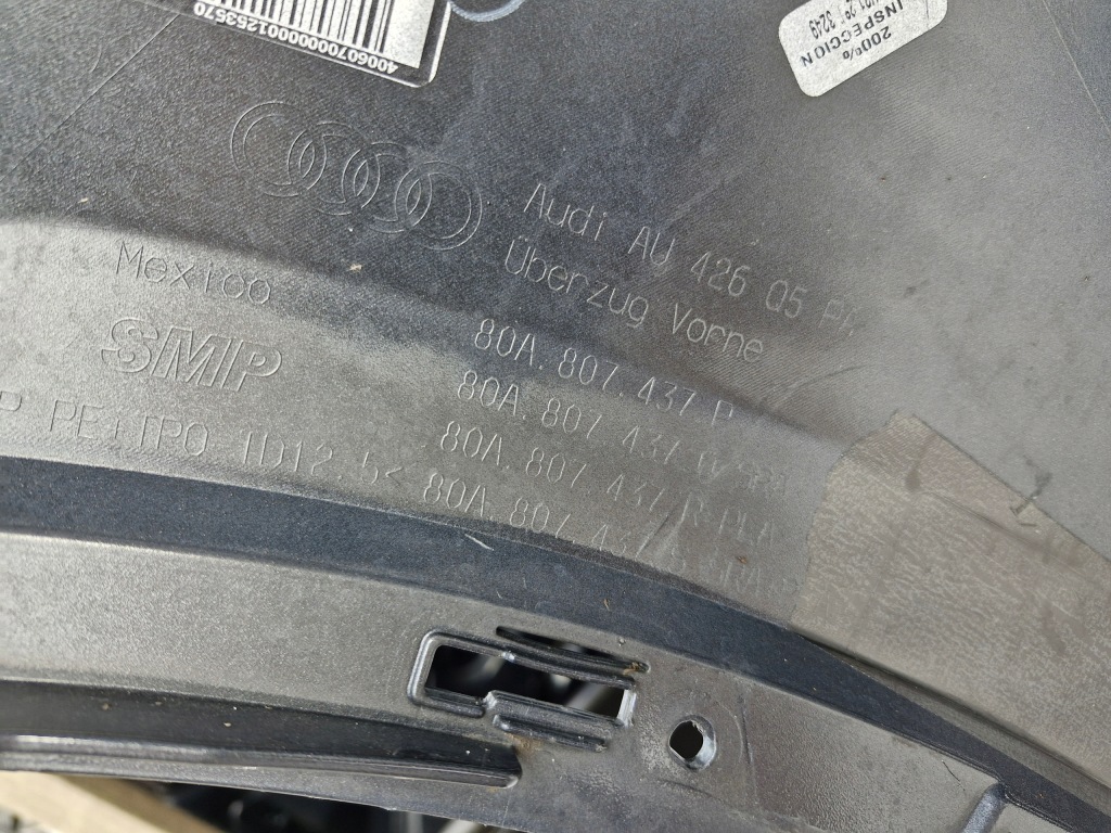 Audi q5 ii 80a lift s-line бампер перед передний 80a807437p Недорого