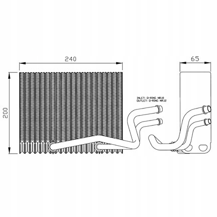 фото №2, Nrf 36098 випарник, електропроводка кондиціонера