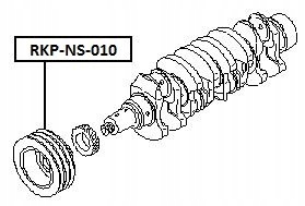 фото №5, Шкив коленчатого вала korbo nissan 3.0tdi patrol gr y61